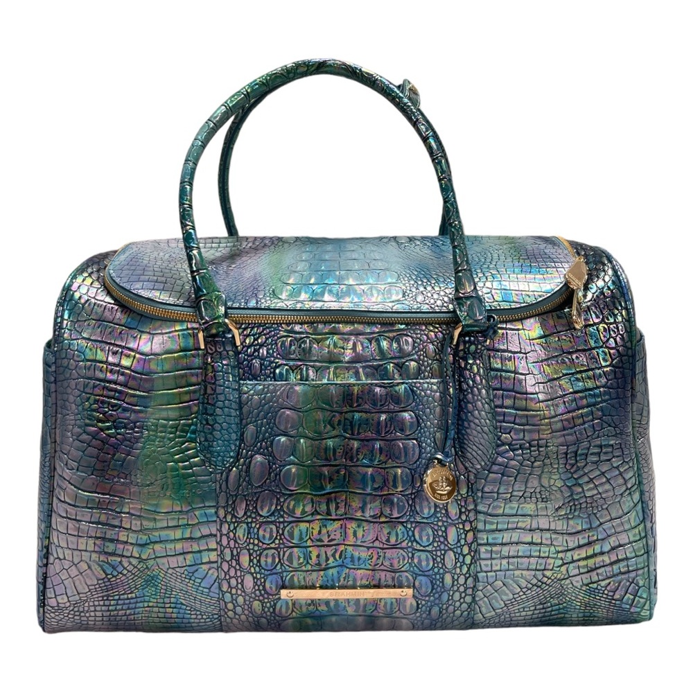 - Brahmin Talulla Blue Topaz Melbourne Weekender